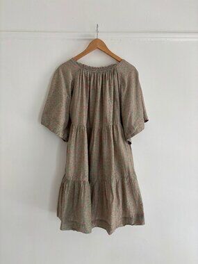 Mirth Caftans Printed Mini Dress